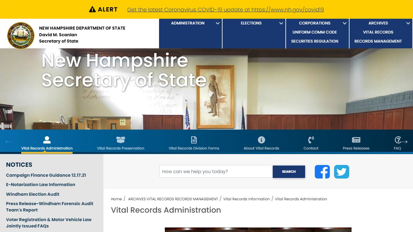 NH-SOS - Vital Records Administration